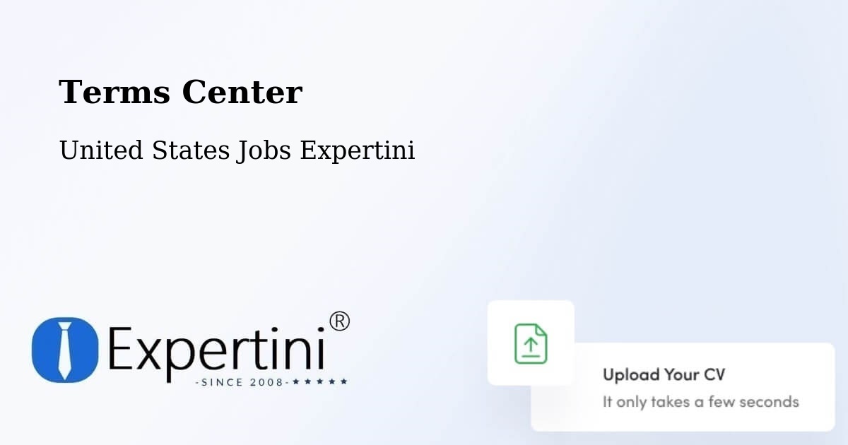 Terms of Service – Gardendale - United States Jobs Expertini
